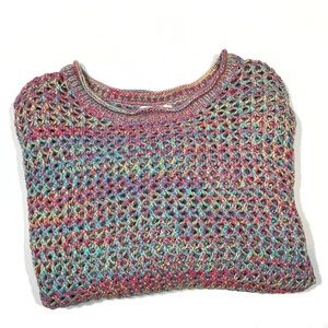 Sundance Catalog Marled Honeycomb Knit Pullover